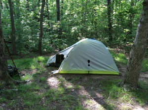 Day 1 Campsite... Hawk Mountain
